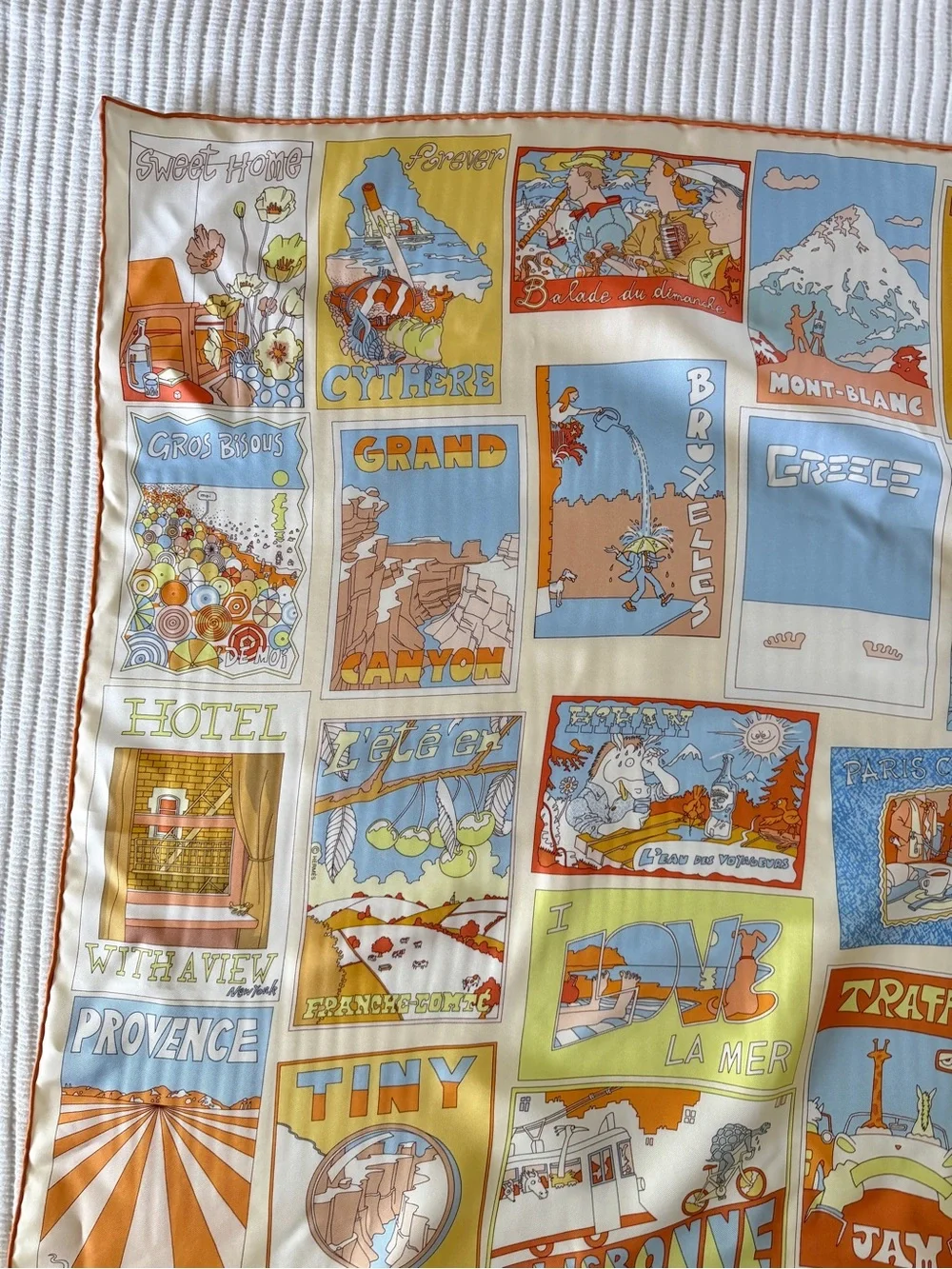 Hermes Est Bien Ici Scarf - 90’ new